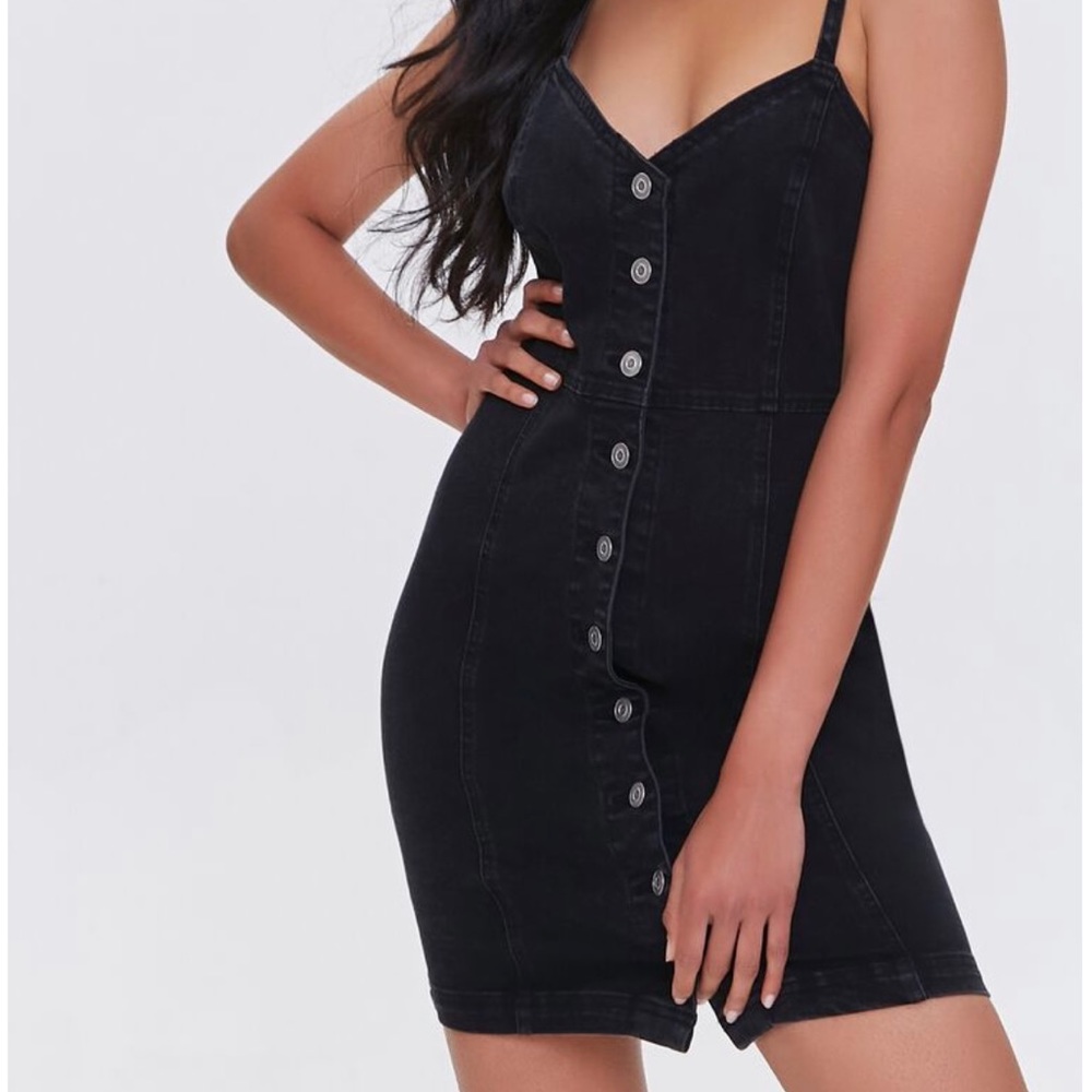 🖤Black Denim Mini Dress🖤